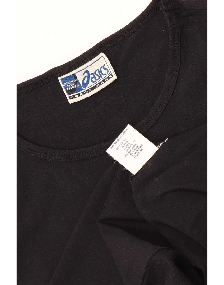 Asics Γυναικείο T-Shirt Top UK 8 Small Black