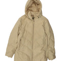 INVICTA Womens Hooded Padded Jacket UK 16 Large Beige Polyester Vintage Invicta and Second-Hand Invicta from Messina Hembry 
