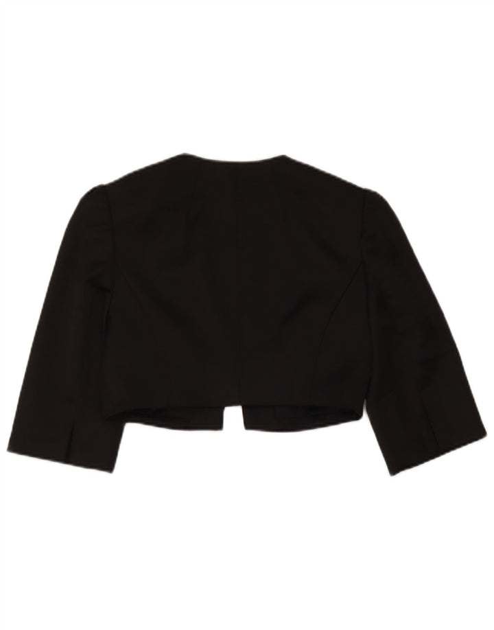 Coast Γυναικείο μπουφάν Bolero 3/4 μανίκι UK 8 Small Black Polyester