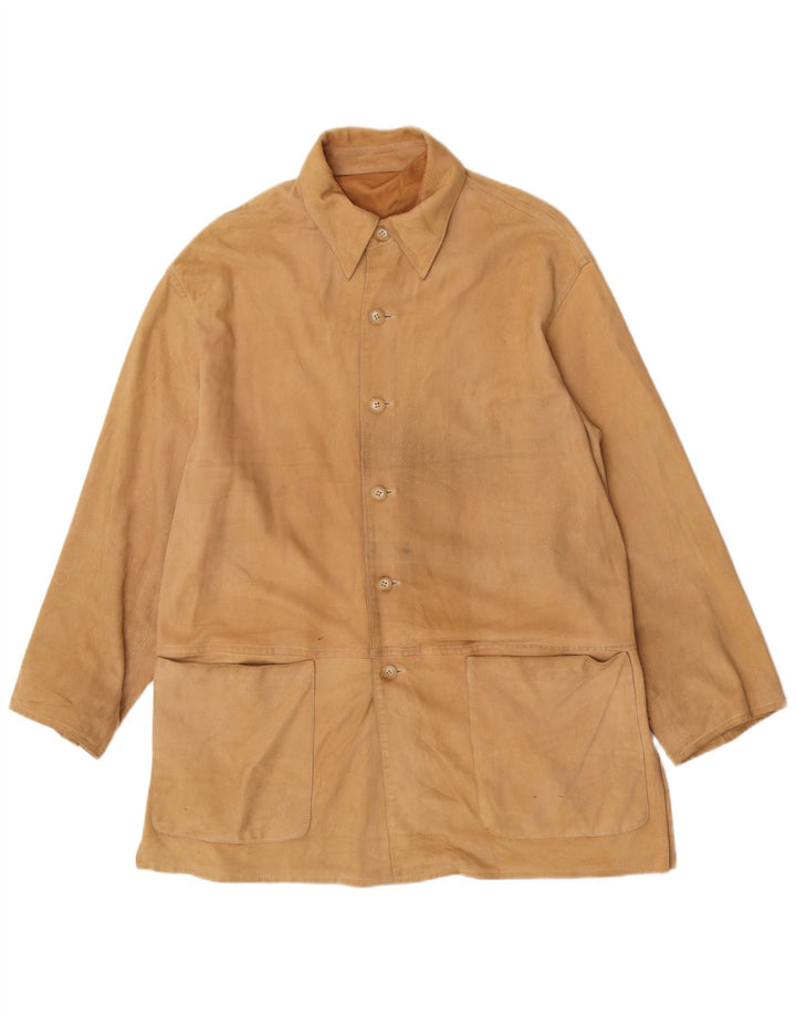 Enrico Mandelli Γυναικείο Δερμάτινο Μπουφάν UK 18 XL Brown Classic
