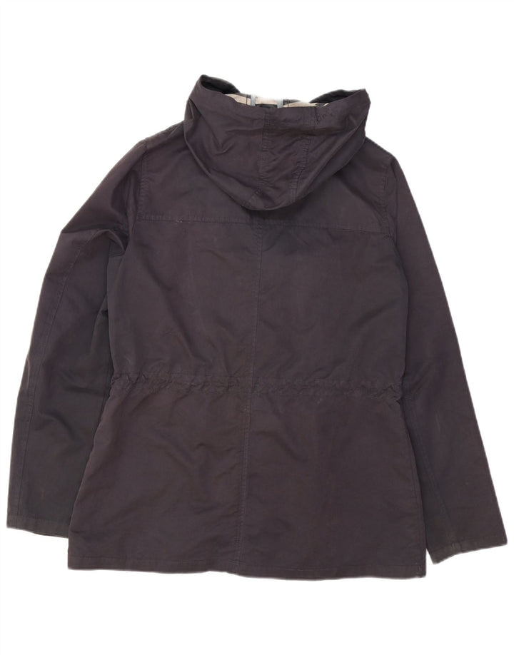 Γυναικείο μπουφάν βροχής με κουκούλα FAT FACE UK 12 Medium Navy Blue