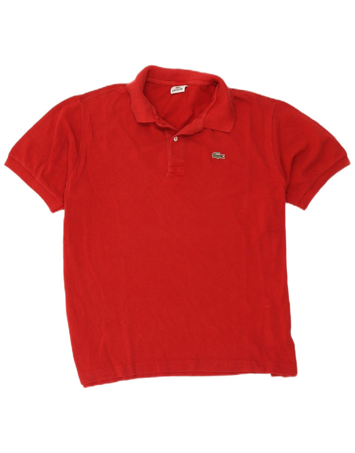Ανδρικό πουκάμισο πόλο Lacoste Νούμερο 7 2XL Κόκκινο βαμβακερό