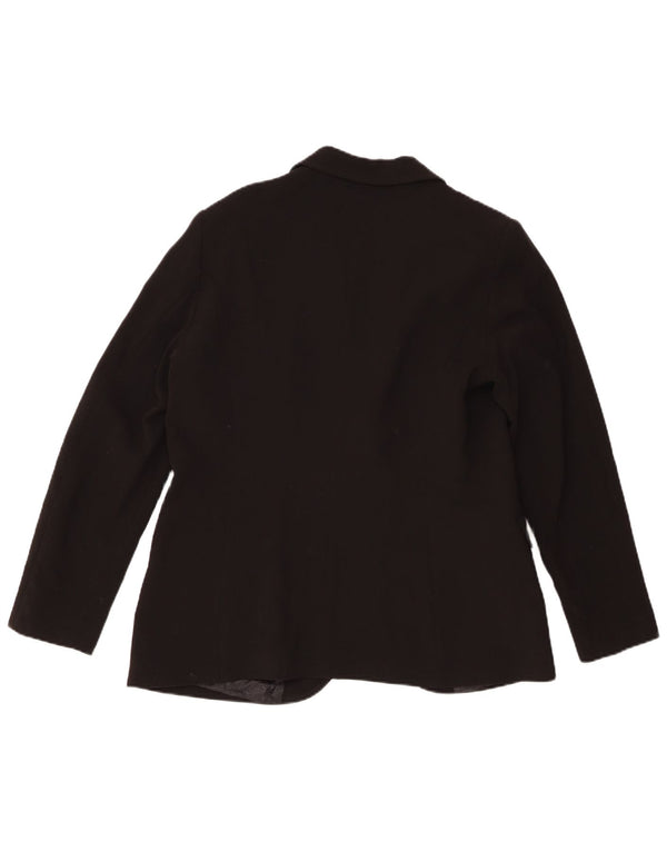 Benetton Γυναικείο Μπουφάν Blazer UK 16 Large Μαύρο Πολυεστέρας