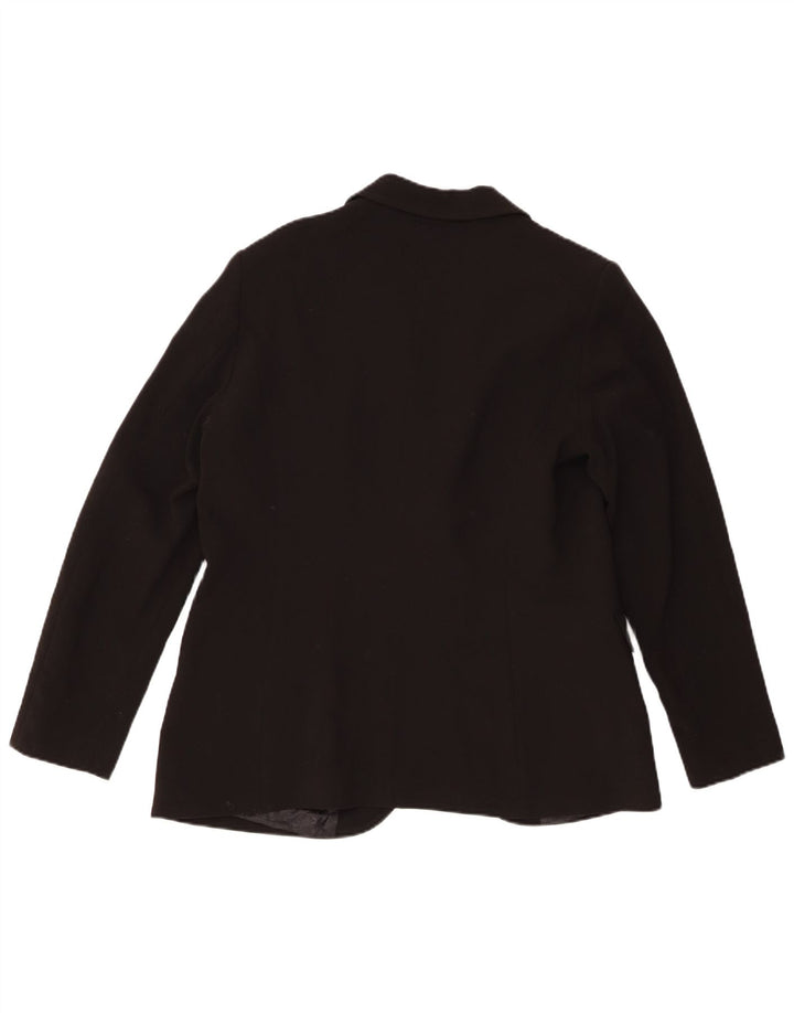 Benetton Γυναικείο Μπουφάν Blazer UK 16 Large Μαύρο Πολυεστέρας