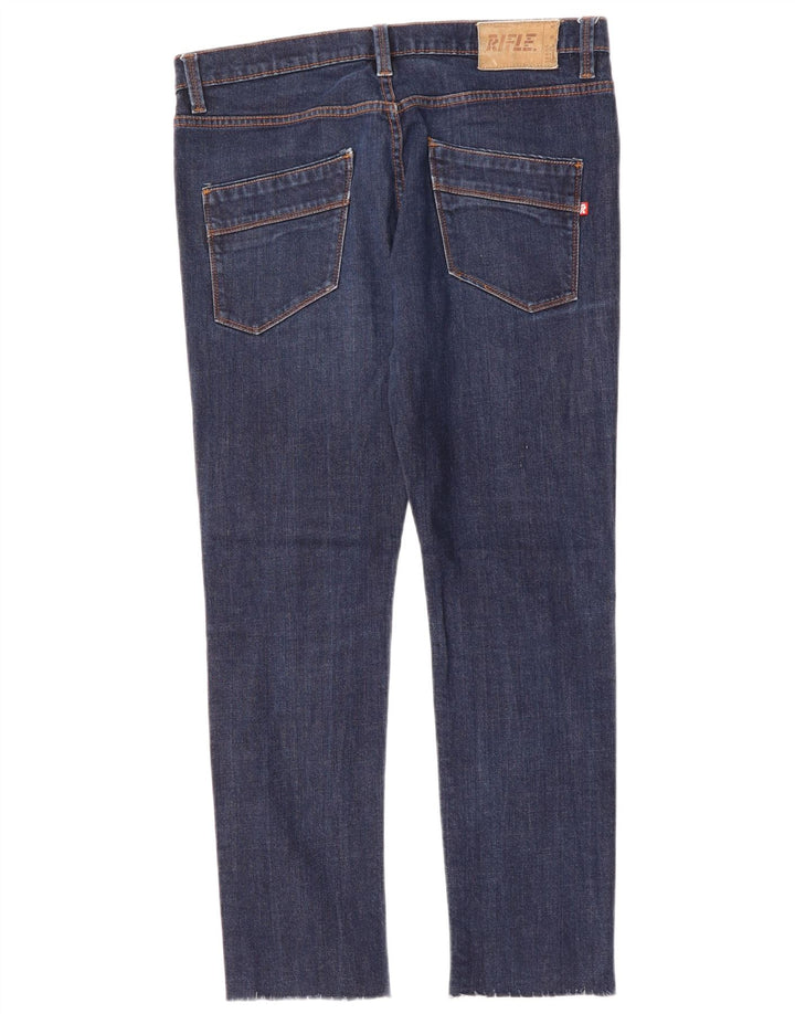 RIFLE Ανδρικό Slim Jeans W33 L28 Μπλε Βαμβακερό