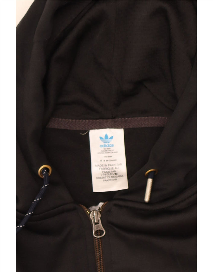Ανδρικό πουλόβερ Adidas με φερμουάρ με κουκούλα 2XL Κόκκινο πολυεστέρας