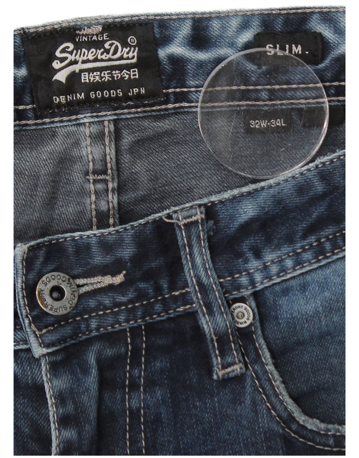 Superdry Ανδρικό τζιν Corporal Slim W32 L32 Μπλε βαμβακερό