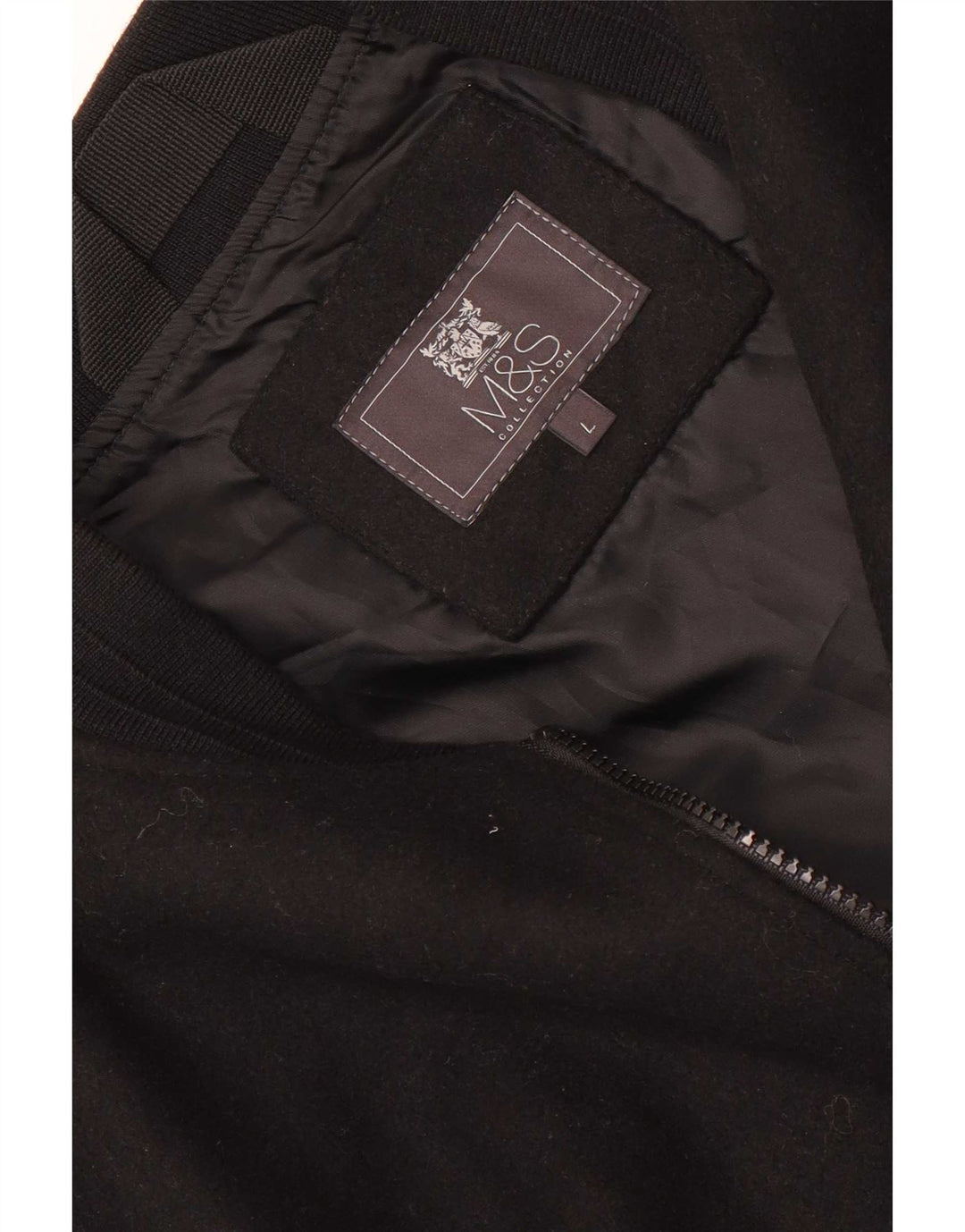Marks & Spencer Ανδρικό μπουφάν Bomber Large Μαύρο