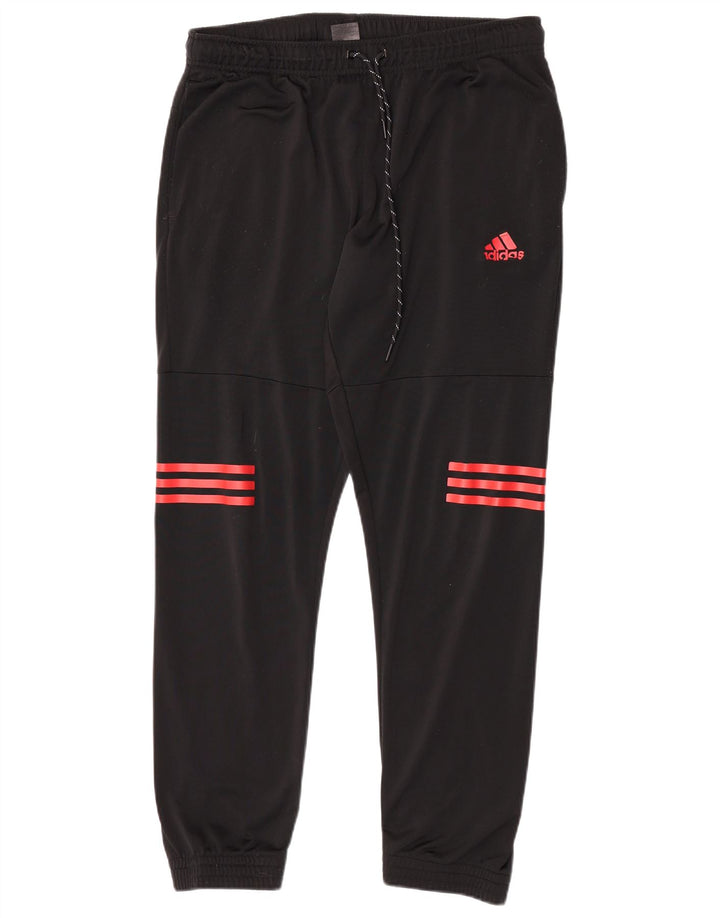 Ανδρική φόρμα Adidas Παντελόνι Joggers Μεσαίο Μαύρο Πολυεστέρα