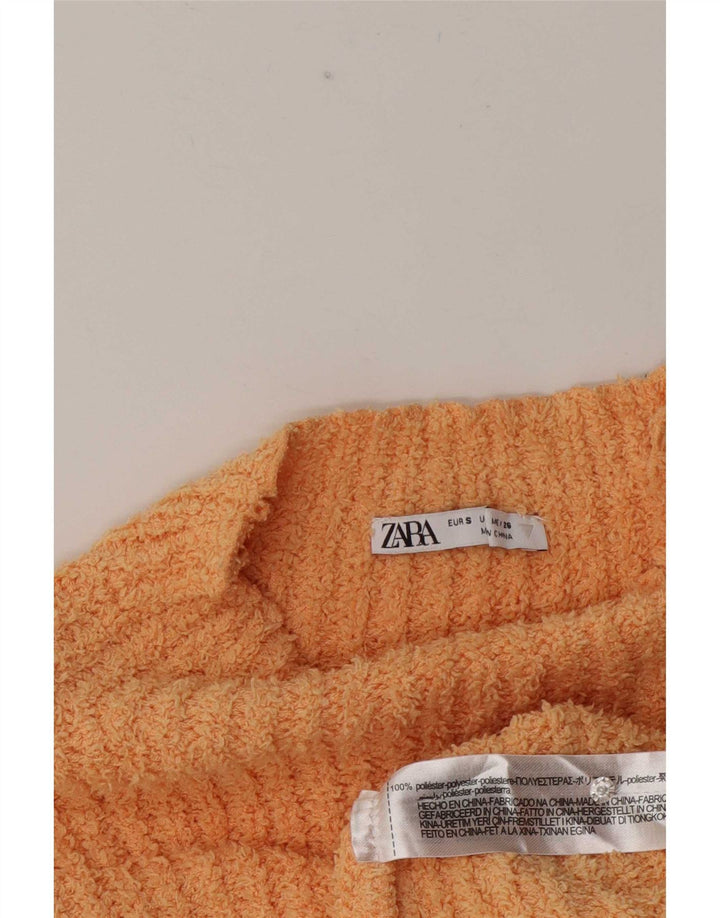 Zara γυναικείο πουλόβερ με λαιμόκοψη χελώνας UK 10 Small Polyester