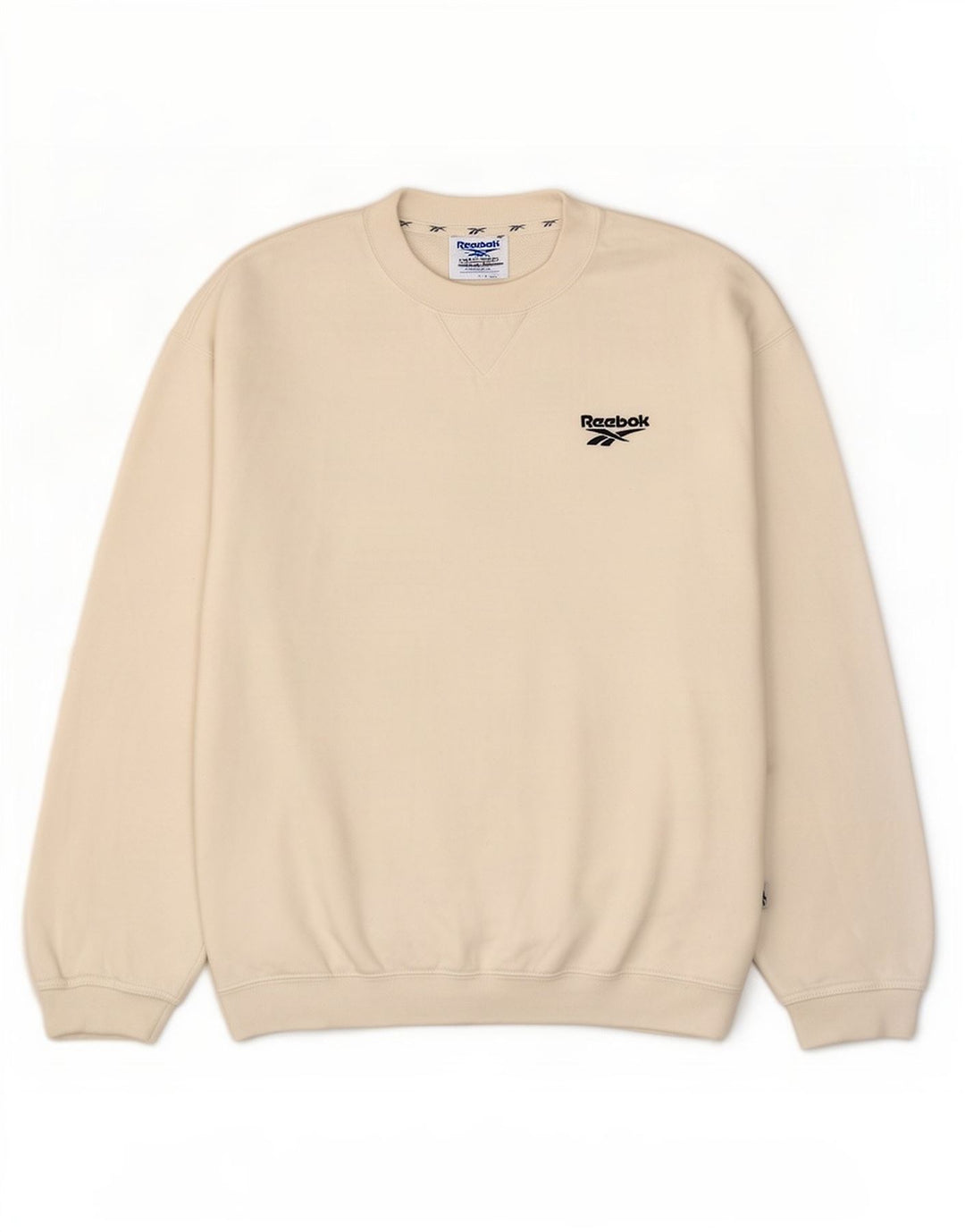Ανδρικό φούτερ Reebok Jumper Μικρό λευκό βαμβακερό