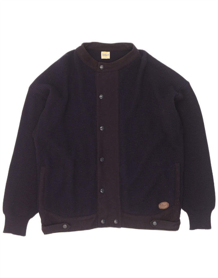 Ανδρικό πουλόβερ με ζακέτα Ruffo XL Navy Blue