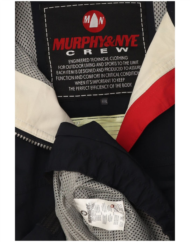 Murphy & Nye Ανδρικό μπουφάν Windbreaker UK 44 2XL Navy Blue Colorblock