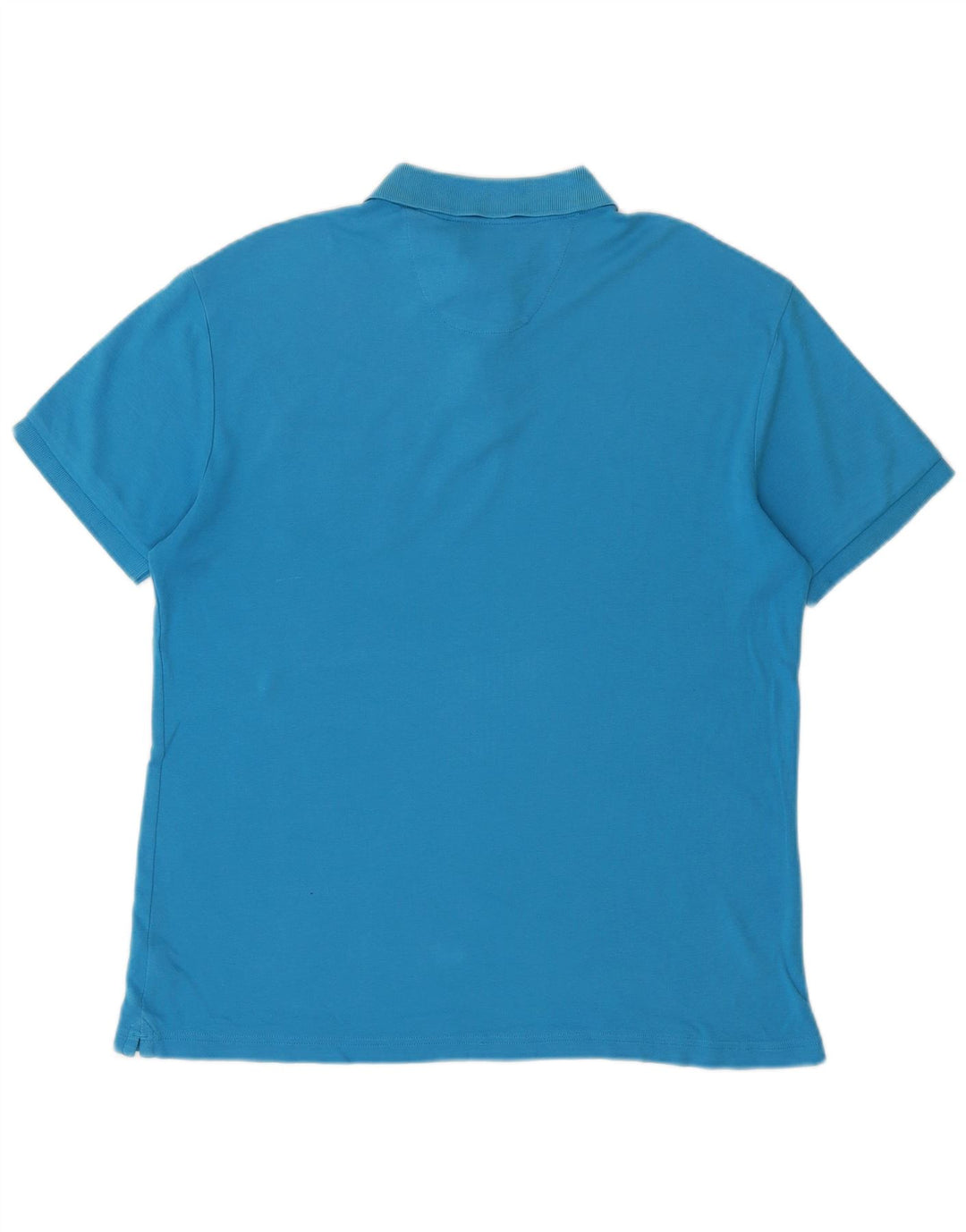 CHAPS Ανδρικό πουκάμισο πόλο με προσαρμοσμένη εφαρμογή, μεσαίο μπλε βαμβακερό