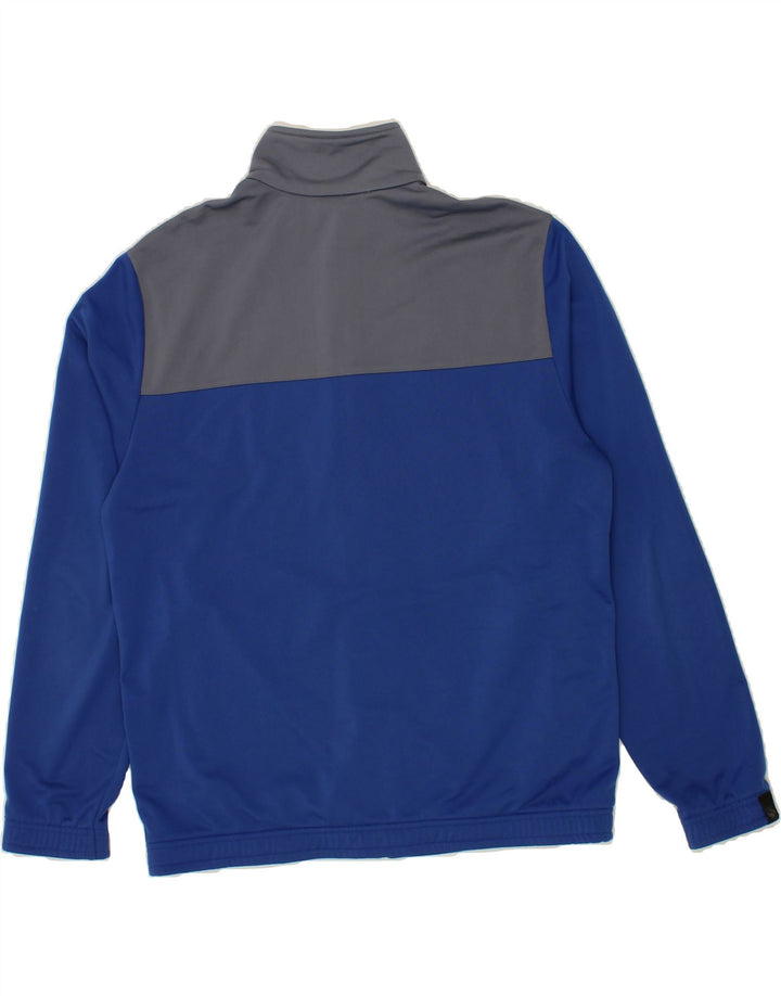 PUMA Mens Tracksuit Top Jacket Large Blue Colourblock Polyester Vintage Puma and Second-Hand Puma from Messina Hembry 