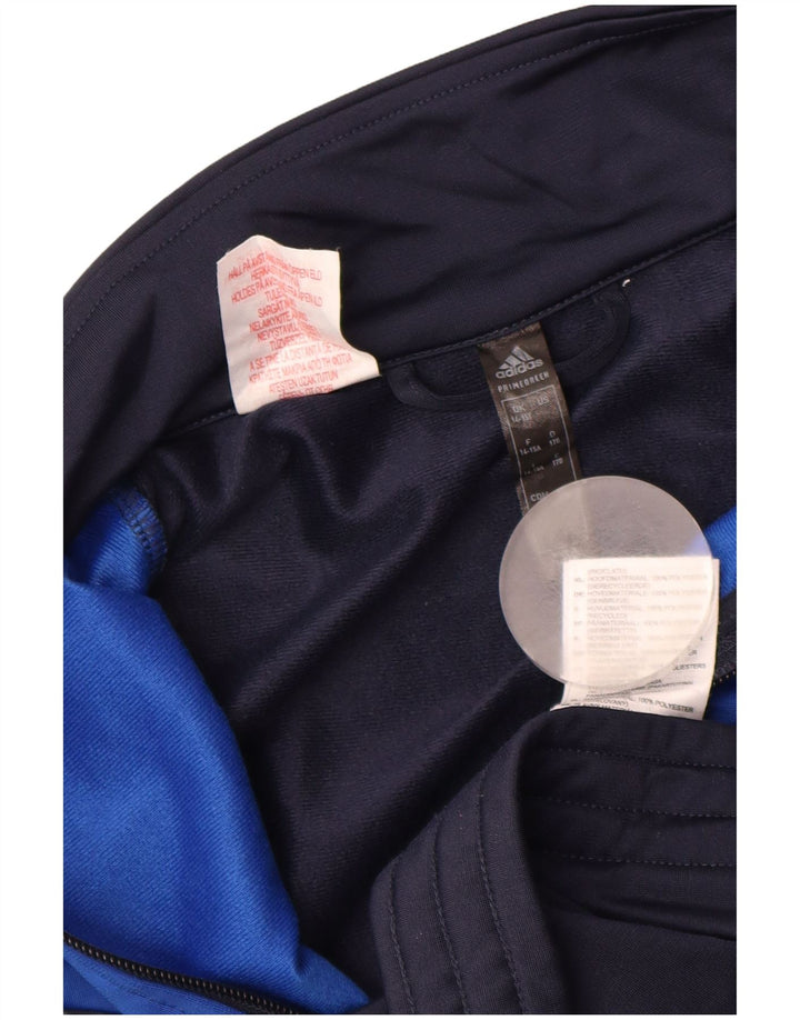 ADIDAS για αγόρια αθλητικά μπουφάν 14-15 ετών Navy Blue Colorblock