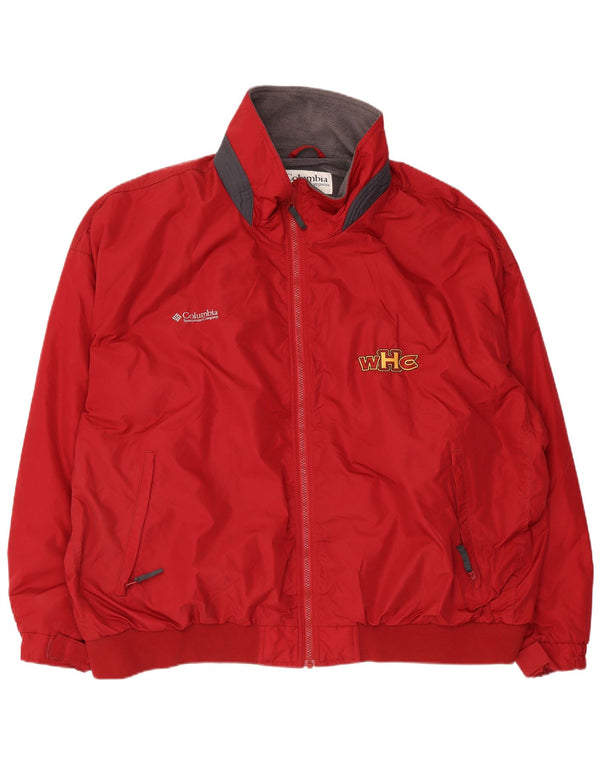 Ανδρικό μπουφάν COLUMBIA Oversized Windbreaker UK 46 3XL Red Colourblock