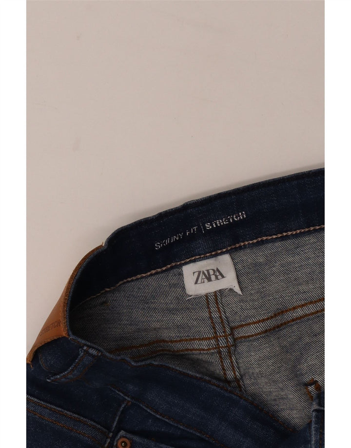Zara Γυναικείο Skinny Jeans W28 L26 Blue