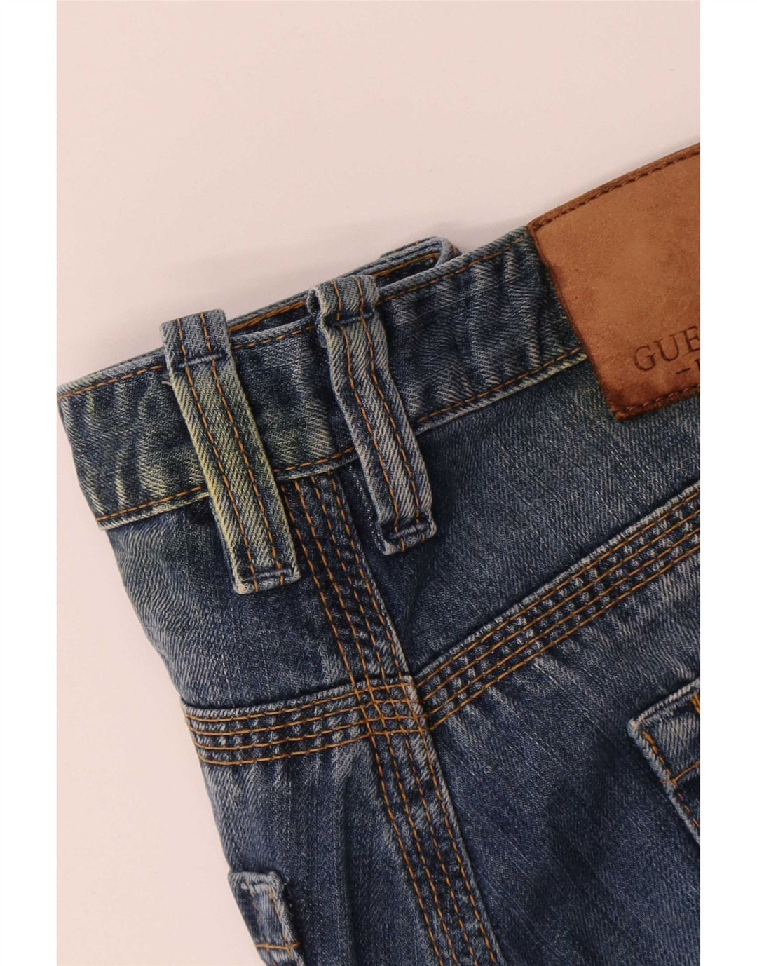 Ανδρικό τζιν ίσιο Guess W30 L33 Μπλε βαμβακερό