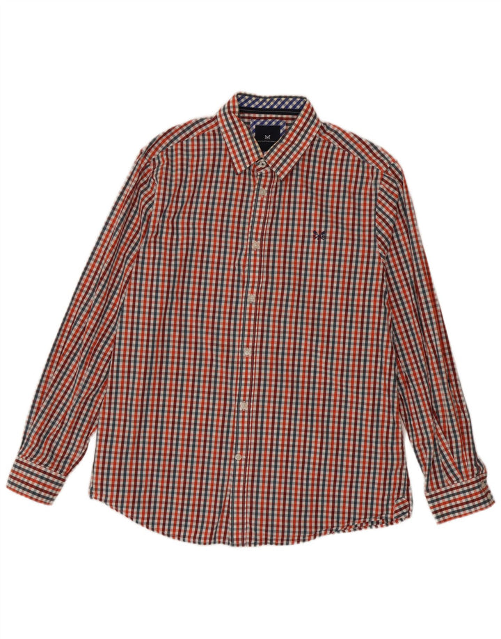 Crew Clothing Ανδρικό πουκάμισο Classic Fit Μεγάλο πολύχρωμο βαμβακερό Gingham