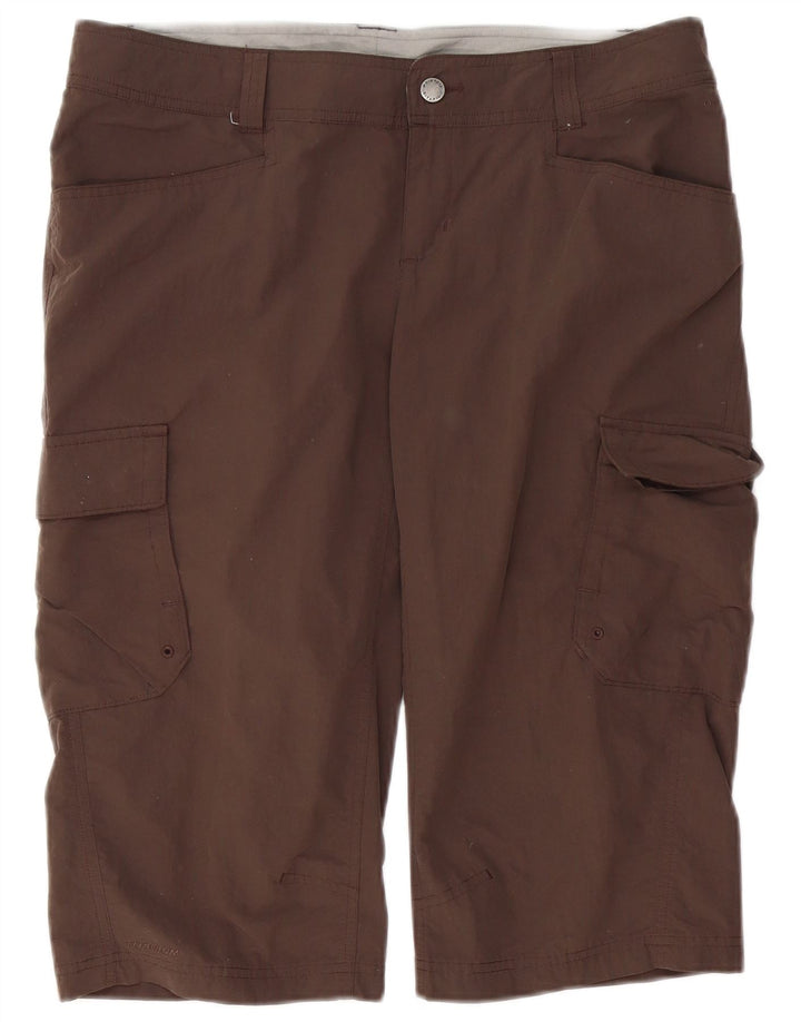 Columbia Γυναικείο Σορτς Cargo Bermuda US 12 Large W36 καφέ νάιλον