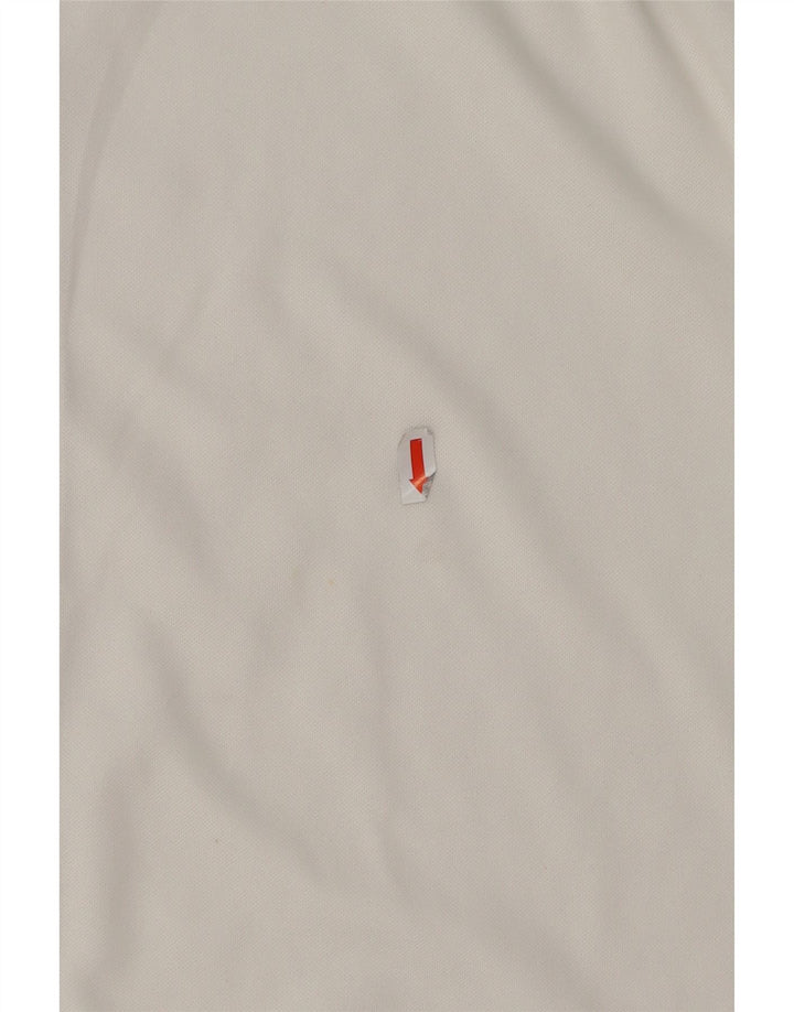 ADIDAS Mens Climalite Polo Shirt UK 36/38 Small White Polyester