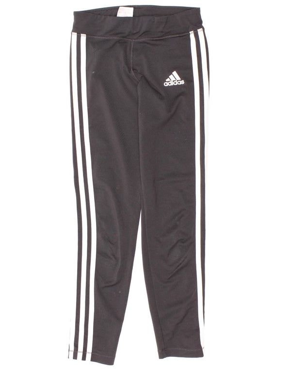 Adidas Girls Climalite κολάν 9-10 ετών Small Black Polyester