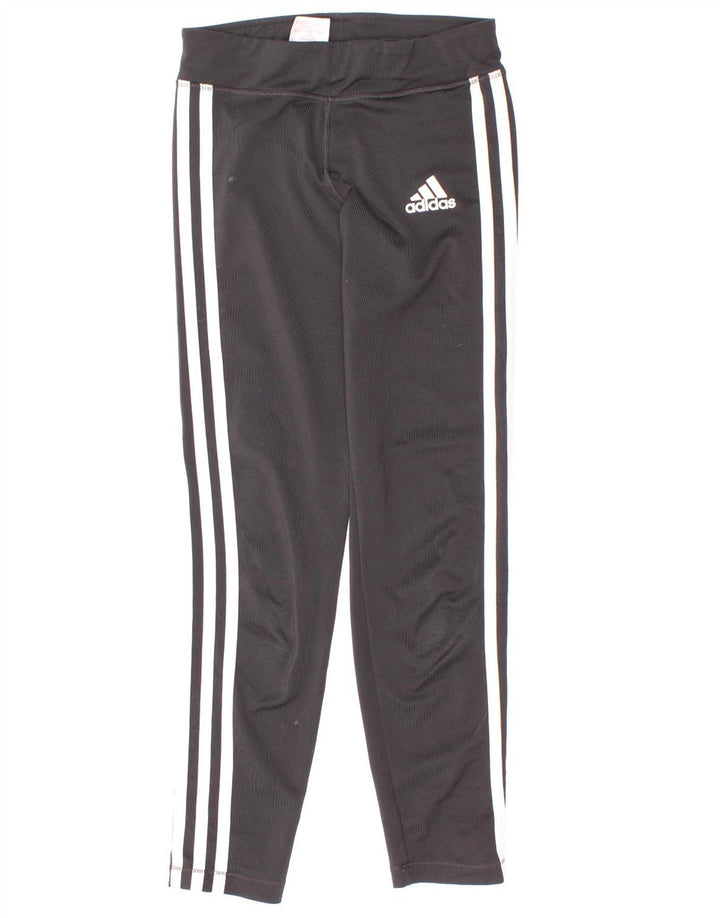 Adidas Girls Climalite κολάν 9-10 ετών Small Black Polyester