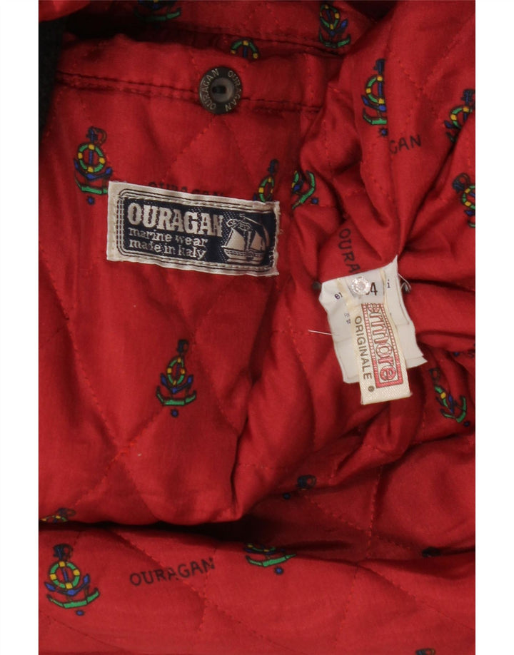 Ouragan Ανδρικό παλτό Duffle EU 54 2XL Γκρι μαλλί