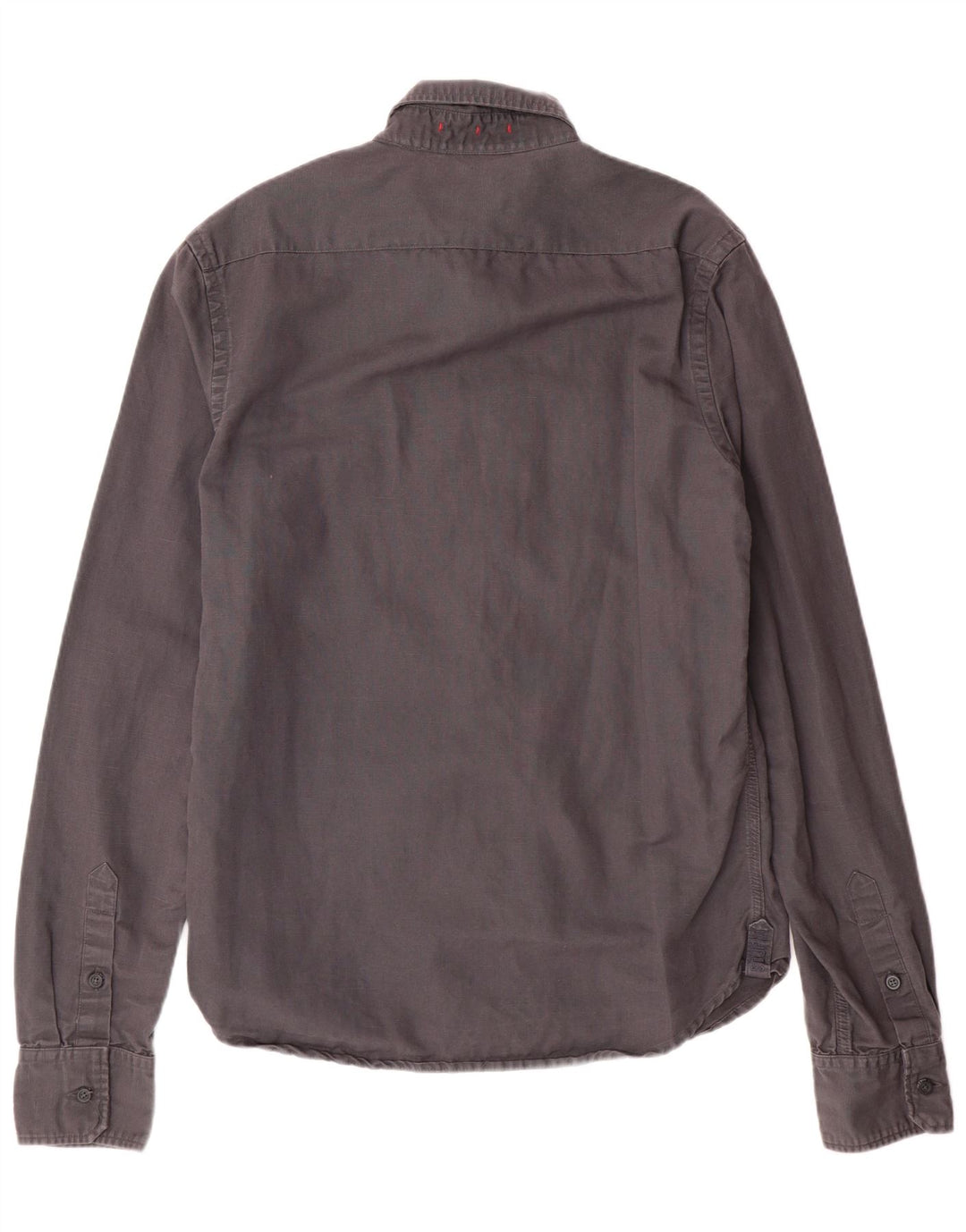 Ανδρικό πουκάμισο Superdry XL Γκρι βαμβακερό