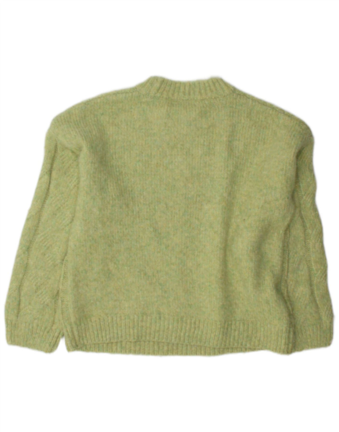 Marks & Spencer Γυναικείο πουλόβερ με λαιμόκοψη UK 14 Medium Green