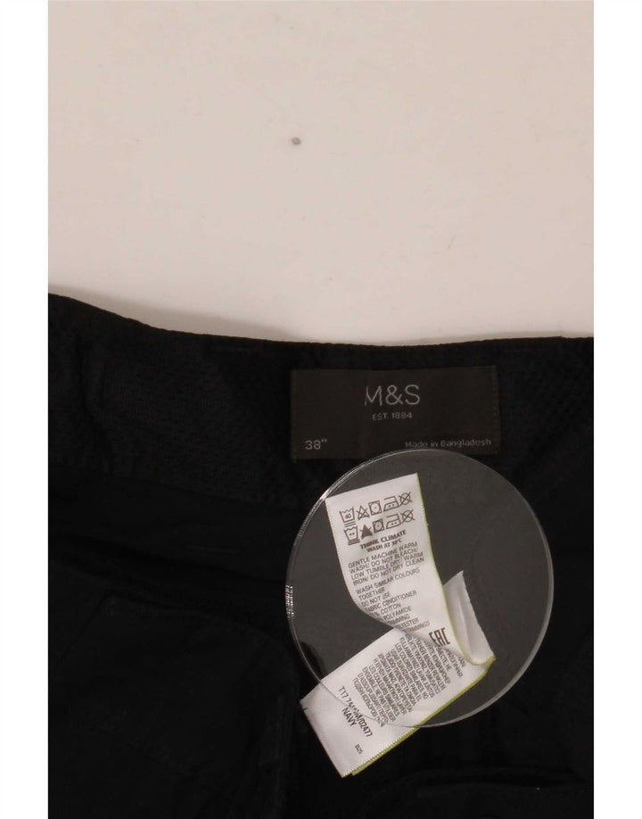 Ανδρικό σορτς Cargo Marks & Spencer W38 XL Navy Blue Cotton