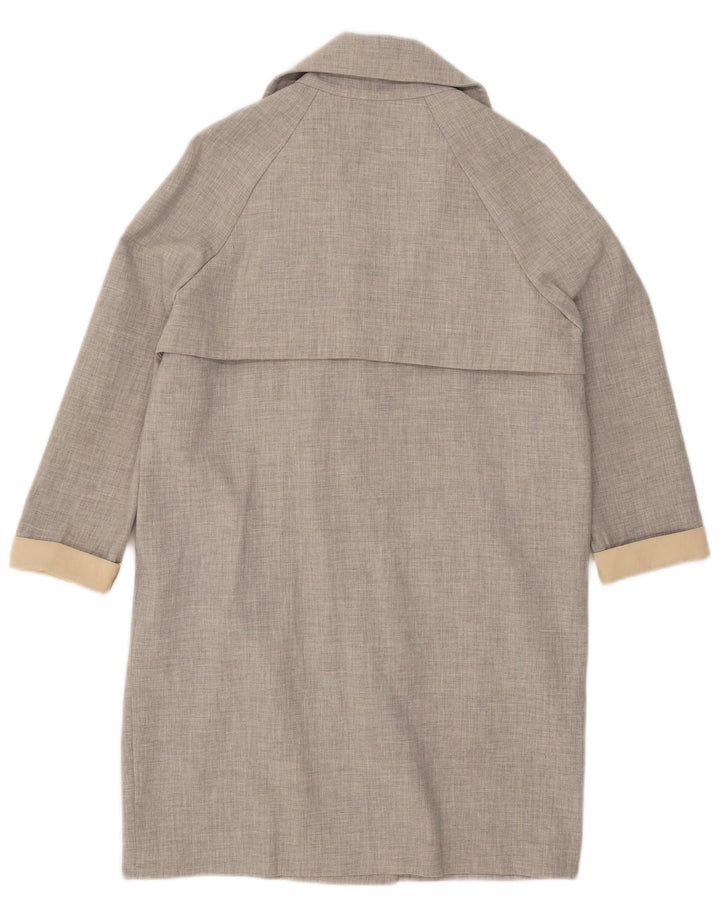 Topshop Γυναικεία καμπαρντίνα Oversized UK 8 Small Grey Polyester