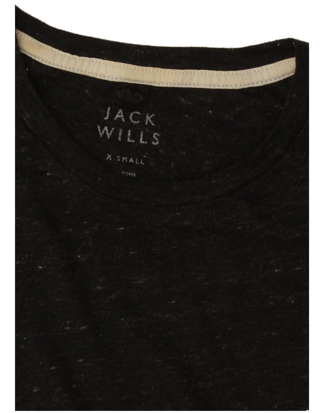 Ανδρικό T-Shirt Jack Wills Top XS Black Flecked