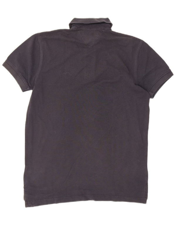 Tommy Hilfiger Ανδρικό πουκάμισο Polo Μικρό Navy Blue από βαμβάκι