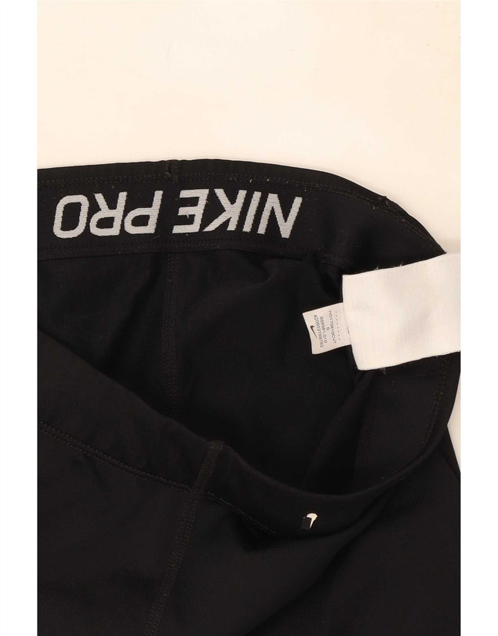 Γυναικεία γραφικά κολάν Nike UK 8 Small Black Polyester