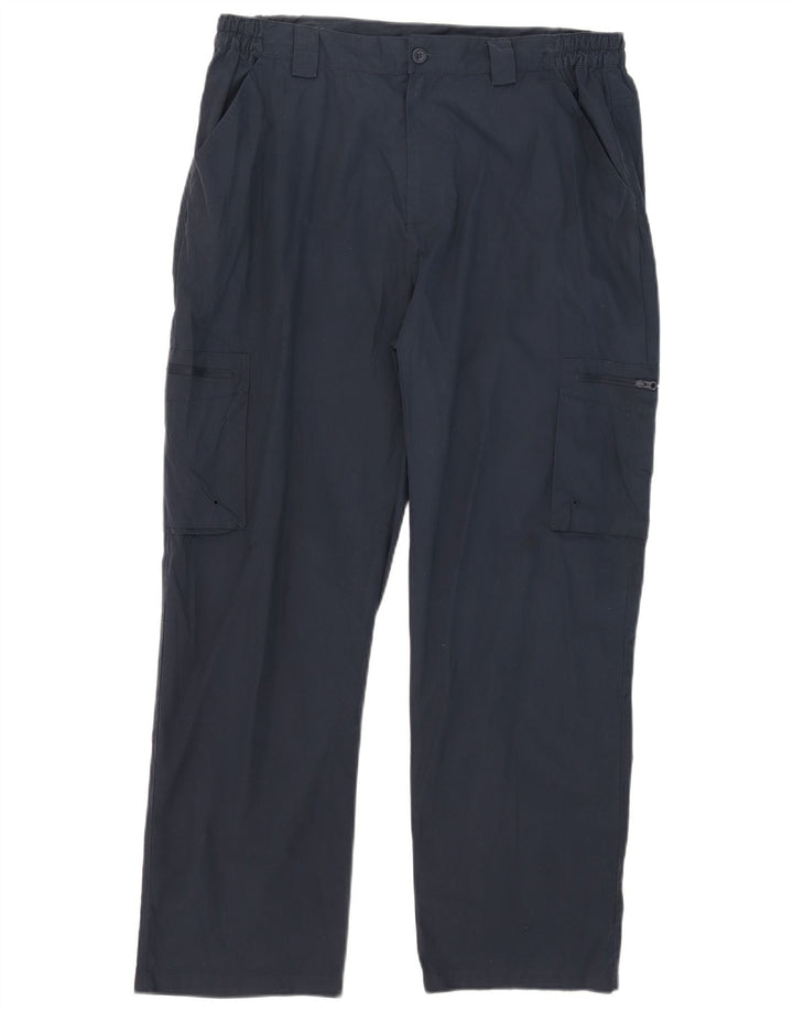 Mountain Warehouse Ανδρικό ίσιο παντελόνι Cargo W36 L29 Navy Blue Polyester