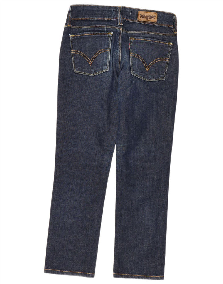 Levi's Womens 571 Slim Jeans W26 L26 Blue Cotton