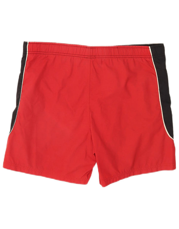 Ανδρικά γραφικά σορτς κολύμβησης Reebok Small Black Colorblock Nylon