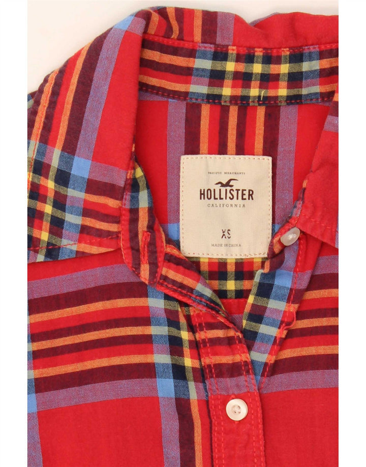 Γυναικείο πουκάμισο Hollister UK 6 XS Red Check