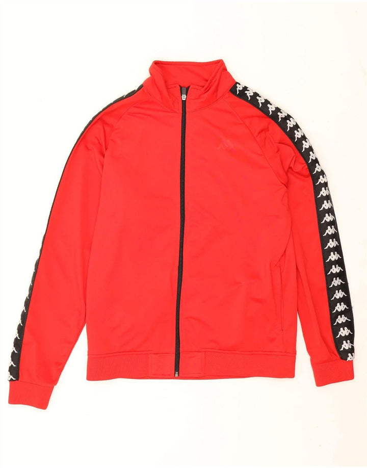Ανδρική φόρμα γραφική Kappa Top Jacket XL Red Colourblock