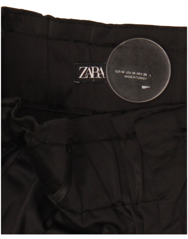 Zara Γυναικείο Joggers Παντελόνι Cargo Medium W28 L26 Μαύρο