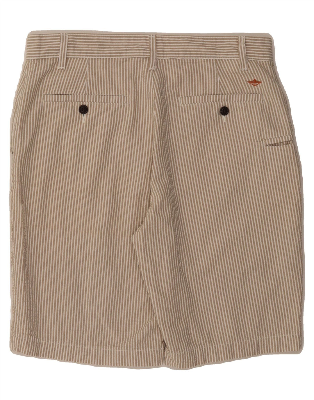 DOCKERS Mens Chino Trousers W32 Medium  Beige Pinstripe Cotton Vintage Dockers and Second-Hand Dockers from Messina Hembry 