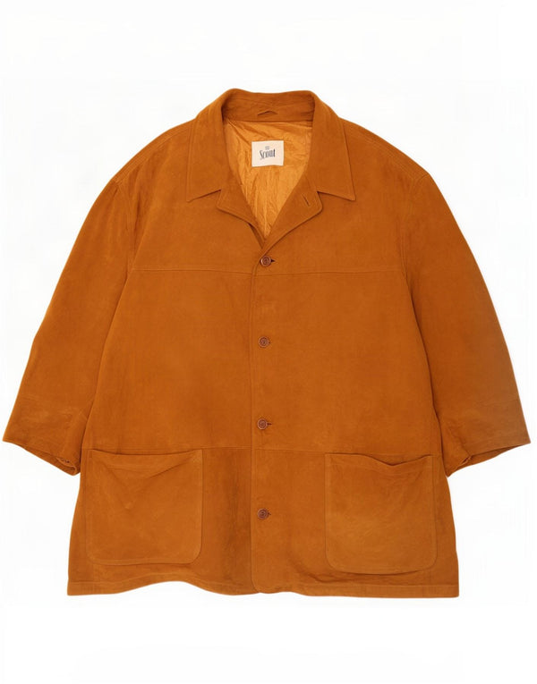 Ανδρικό Suede Jacket Scout UK 44 2XL Beige