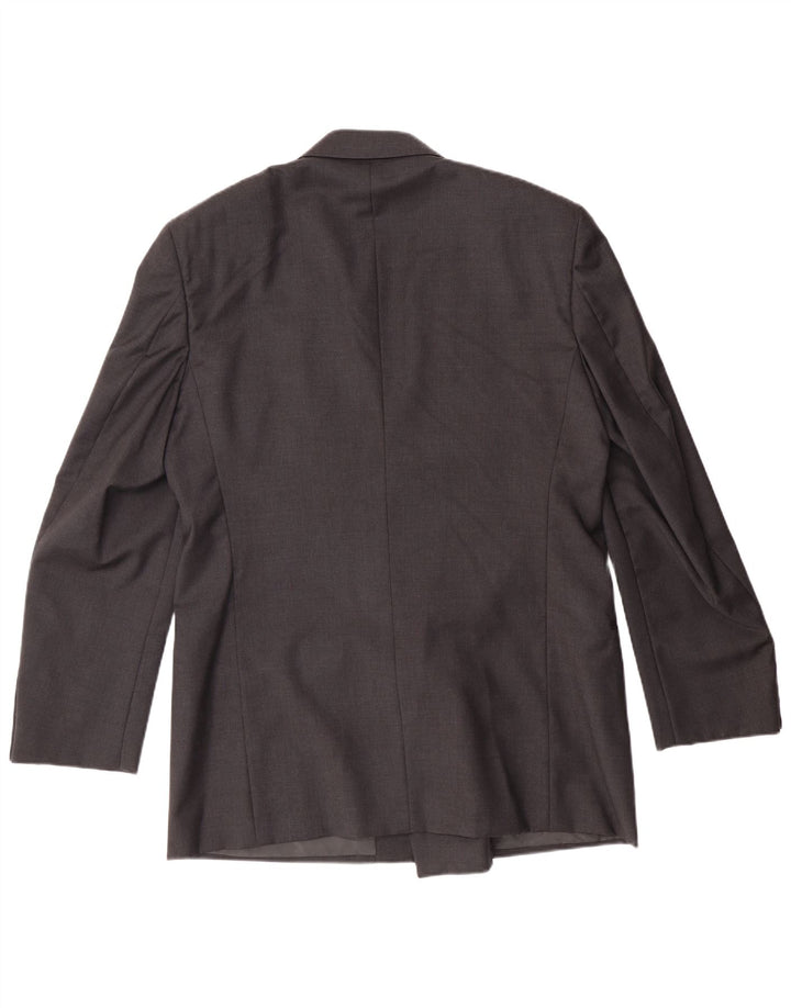 VALENTINO Ανδρική φόρμα 2 τεμαχίων με διπλό στήθος IT 50 Large W34 L30 Γκρι