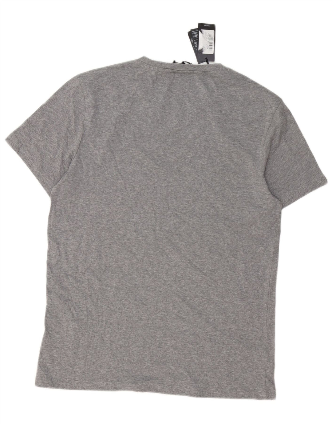 Ανδρικό γραφικό T-Shirt Hugo Boss Top μεγάλο γκρι βαμβακερό
