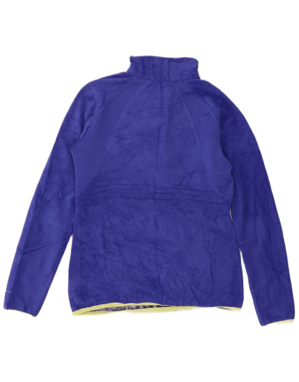 Γυναικείο Columbia Omni-Heat Zip Fleece Jumper UK 10 Small Blue Polyester