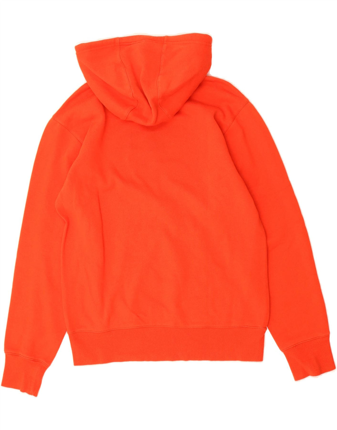 REEBOK Mens Graphic Hoodie Jumper Small Orange Vintage Reebok and Second-Hand Reebok from Messina Hembry 