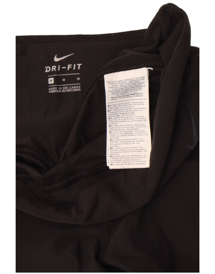 Γυναικείο κολάν Nike Dri Fit UK 14 Μεσαίο μαύρο πολυεστέρα