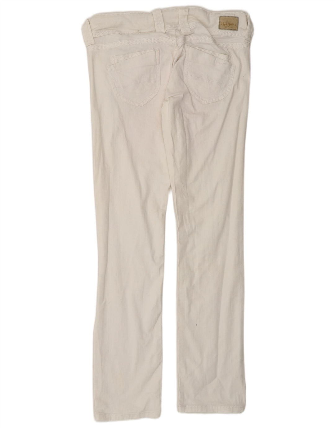 PEPE Jeans Γυναικείο Venus Slim W28 L32 Λευκό βαμβακερό
